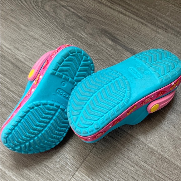 CROCS Kids' Aqua and Pink Water Shoes - Picture 4 of 6